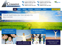 Tablet Screenshot of cumminsbhs.org